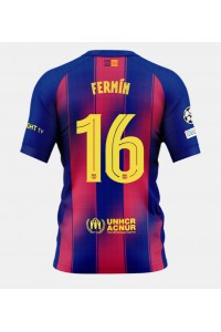 Barcelona Fermin Lopez #16 Jalkapallovaatteet Kotipaita 2025-26 Lyhythihainen